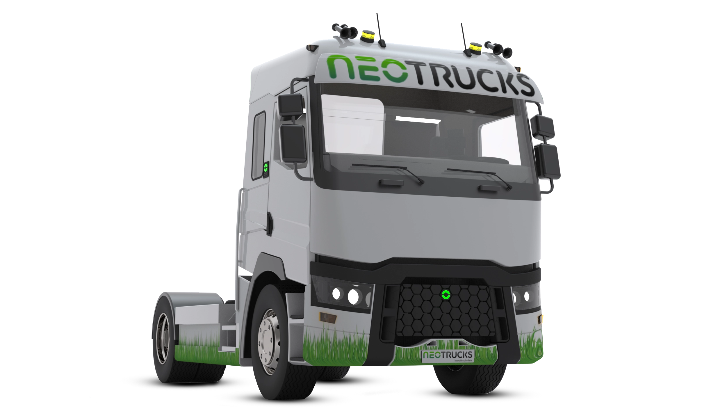 Tracteur de parc électrique pour réduire l'empreinte carbone mondiale - NEOTRUCKS